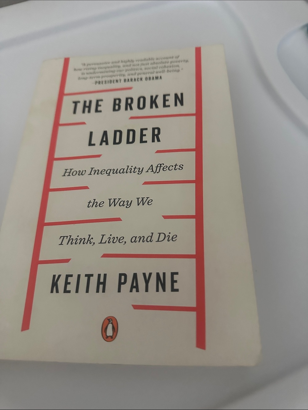 The Broken Ladder by Keith Payne - White & Red Paperback
